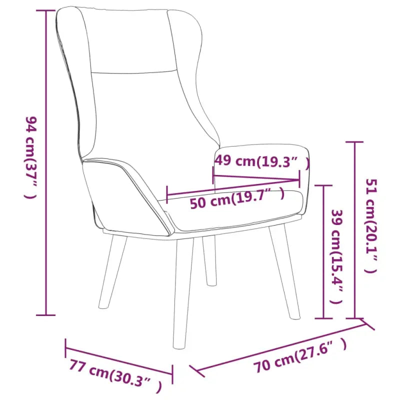 Relaxfauteuil met massief rubberwood voor ultiem comfort - Fauteuils & Relaxfauteuils