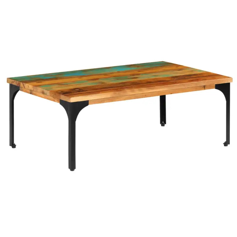 Retro salontafel van massief mangohout voor gezellige ontspanning - 1 / 60 cm / massief gerecycled hout - Salontafels