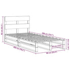 Robuust massief grenenhout bedframe voor een moderne slaapkamer - Bedden & bedframes