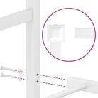 Robuust metalen bedframe met extra opbergruimte en tijdloos ontwerp - Bedden & bedframes