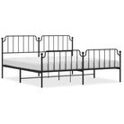 Robuust metalen bedframe met tijdloos design en extra opbergruimte - Bedden & bedframes