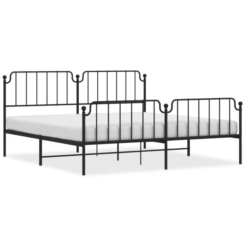 Robuust metalen bedframe met tijdloos design en extra opbergruimte - Bedden & bedframes