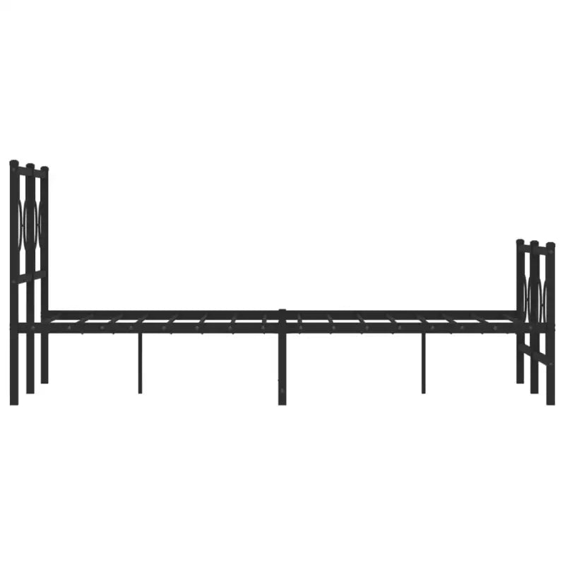 Robuust metalen bedframe met tijdloos design en extra opbergruimte - Bedden & bedframes