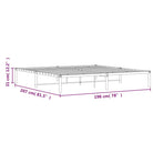 Robuust metalen bedframe met vierkante buizen en extra opbergruimte - Bedden & bedframes