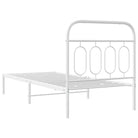 Robuust metalen latten bedframe met elegant design en extra opbergruimte - Bedden & bedframes