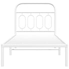 Robuust metalen latten bedframe met elegant design en extra opbergruimte - Bedden & bedframes