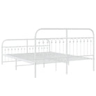 Robuust metalen latten bedframe met extra opbergruimte - Bedden & bedframes