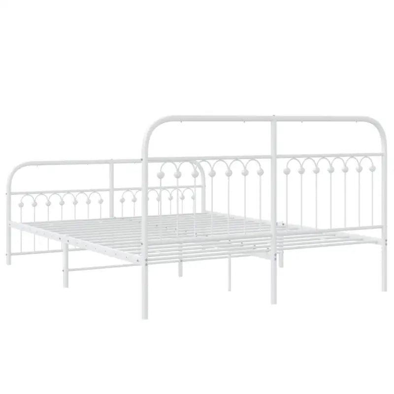 Robuust metalen latten bedframe met extra opbergruimte - Bedden & bedframes