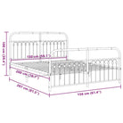 Robuust metalen latten bedframe met extra opbergruimte - Bedden & bedframes
