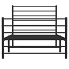 Robuust metalen latten bedframe met extra opbergruimte in klassiek design - Bedden & bedframes