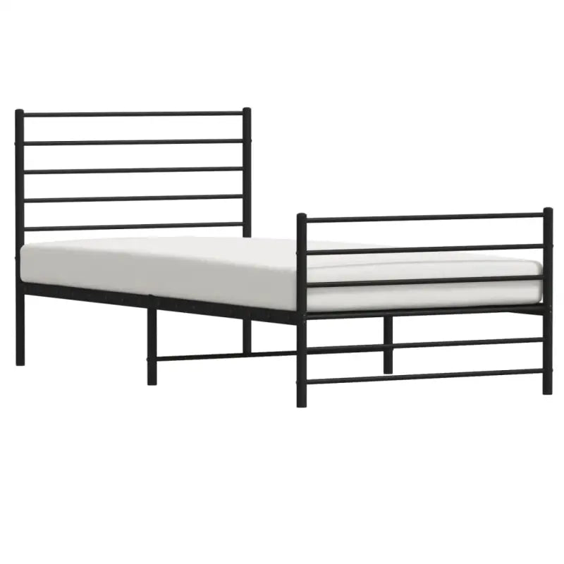 Robuust metalen latten bedframe met extra opbergruimte in klassiek design - Bedden & bedframes