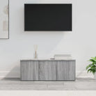 Robuust tv-meubel in klassieke stijl van bewerkt hout - Grijs sonoma / 1 - Tv-meubels