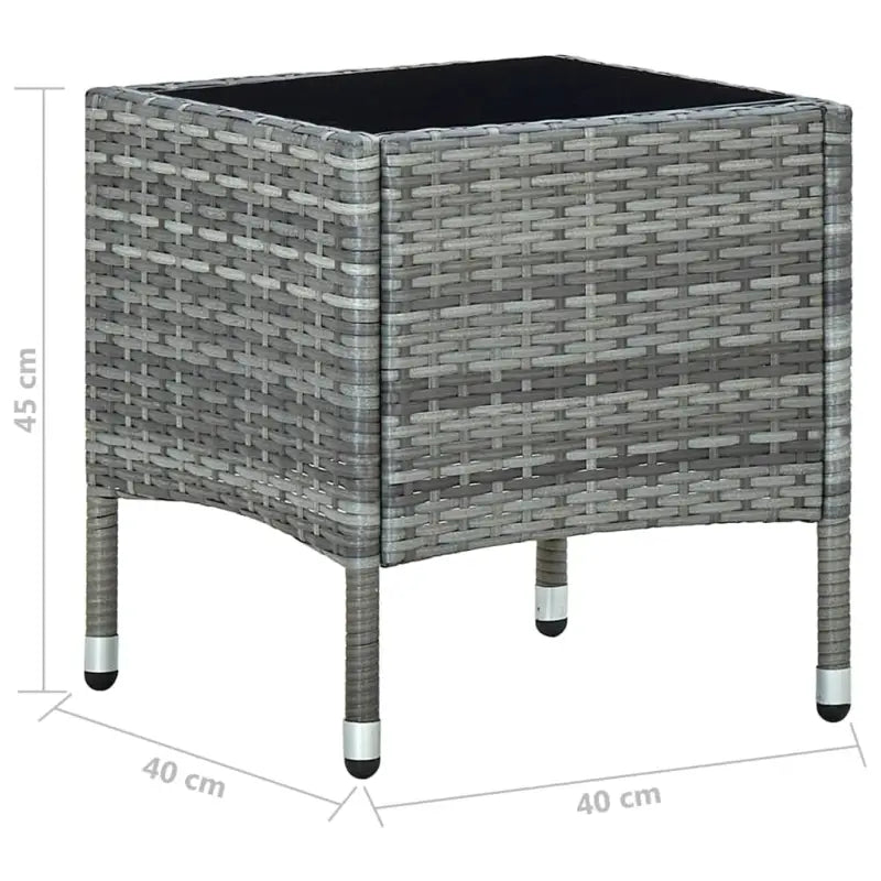 Robuuste Rattan Tuin Tafel voor Buitenruimte - Tuintafels