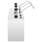 Roestvrij staal sausdispenser voor buffet en barbecue met morsvrije doseerfunctie - Kruidenpotjes