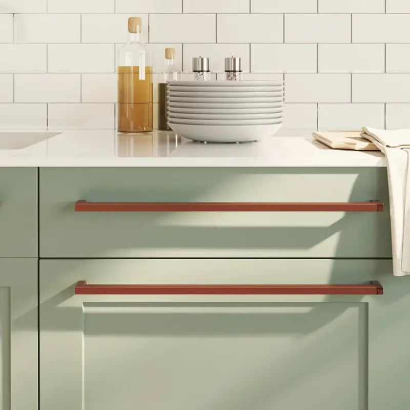 Roestvrijstalen kastknoppen en grepen met modern ontwerp - Brons / 480 mm / 5 - Kastknoppen en kastgrepen