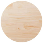 Rond tafelblad van massief grenenhout voor eettafels en salontafels - Naturel / Ø 80 x 2.5 cm / 1 - Tafelbladen