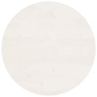 Rond tafelblad van massief grenenhout voor eettafels en salontafels - Wit / Ø 70 x 2.5 cm / 1 - Tafelbladen