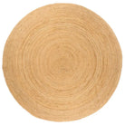 Rond vloerkleed van gevlochten jute met aantrekkelijke textuur - 210 cm / without hollow - Vloerkleden