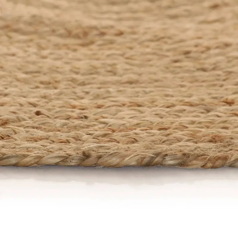 Rond vloerkleed van gevlochten jute met aantrekkelijke textuur - Vloerkleden