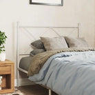 Ronde buizen hoofdbord met trendy ontwerp voor een complete slaapkamerlook - Wit / 107 cm / 1 - Hoofdborden