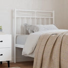 Ronde buizen houten hoofdborden voor een tijdloze slaapkamer uitstraling - Wit / 75 cm / 1 - Hoofdborden en voetborden