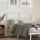 Ronde buizen voor hoofdborden en voetborden met modern design - Wit / 120 cm / 1 - Hoofdborden en voetborden