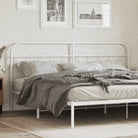 Ronde buizen voor hoofdborden en voetborden met modern design - Wit / 200 cm / 1 - Hoofdborden en voetborden