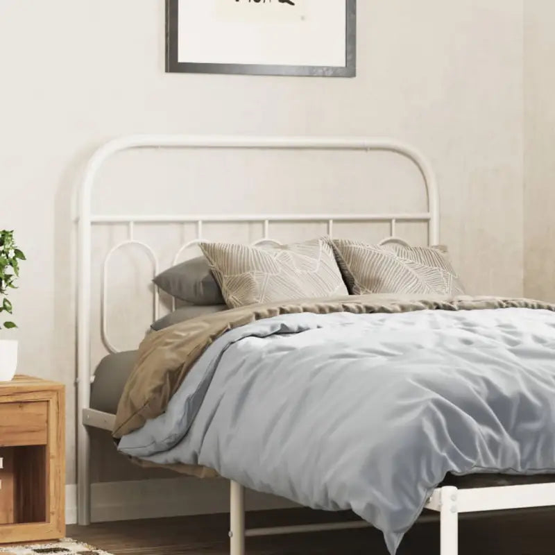 Ronde buizen voor hoofdborden en voetborden met modern design - Wit / 107 cm / 1 - Hoofdborden en voetborden