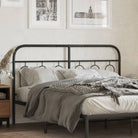 Ronde buizen voor hoofdborden en voetborden met modern design - Zwart / 150 cm / 1 - Hoofdborden en voetborden