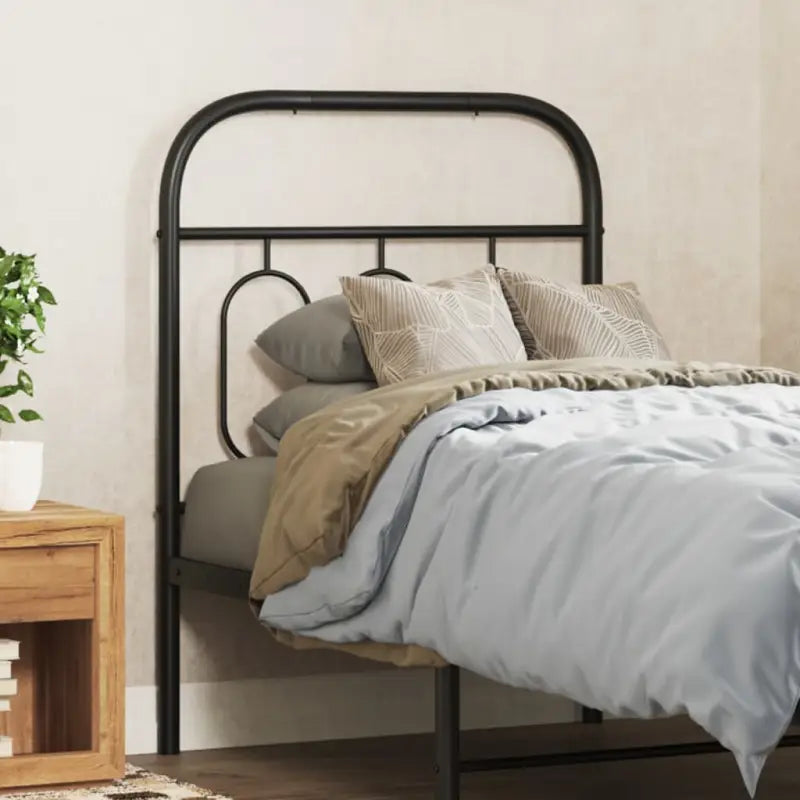 Ronde buizen voor hoofdborden en voetborden met modern design - Zwart / 75 cm / 1 - Hoofdborden en voetborden