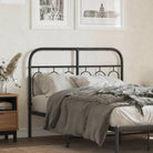 Ronde buizen voor hoofdborden en voetborden met modern design - Zwart / 120 cm / 1 - Hoofdborden en voetborden
