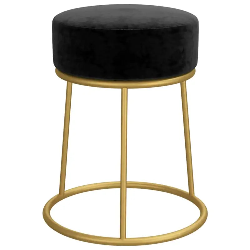 Ronde fluwelen poef voor stijl en comfort - Klapstoelen & krukken