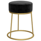 Ronde fluwelen poef voor stijl en comfort - Klapstoelen & krukken