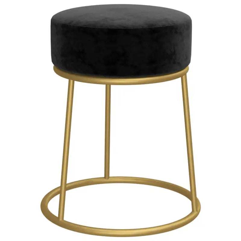 Ronde fluwelen poef voor stijl en comfort - Klapstoelen & krukken
