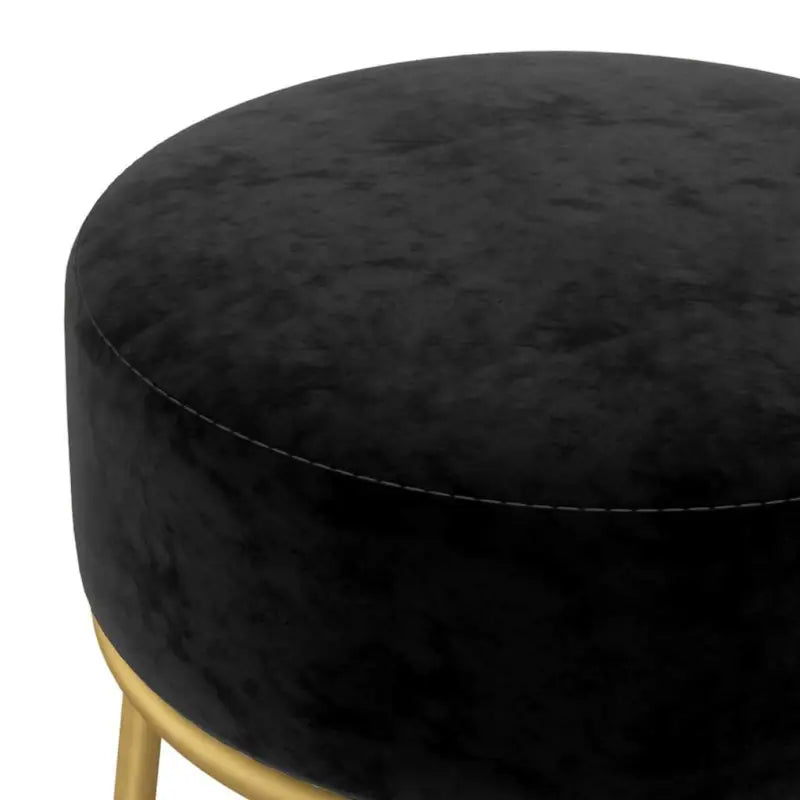Ronde fluwelen poef voor stijl en comfort - Klapstoelen & krukken