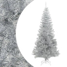 Roze Kunstkerstboom voor een opvallende feestelijke sfeer - Zilver / 180 x 90 cm / 1 - Kerstbomen