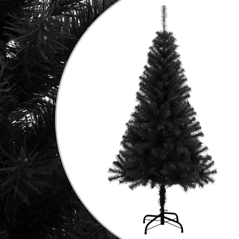 Roze Kunstkerstboom voor een opvallende feestelijke sfeer - Zwart / 150 x 80 cm / 1 - Kerstbomen