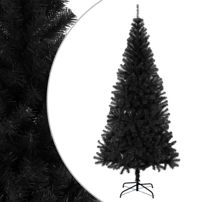 Roze Kunstkerstboom voor een opvallende feestelijke sfeer - Zwart / 240 x 120 cm / 1 - Kerstbomen