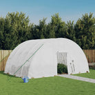 Ruime Tuinkas voor Groenten en Planten in Duurzaam Polyethyleen - Wit / 6 x 4 x 2.85 m / 1 - Tuinkassen