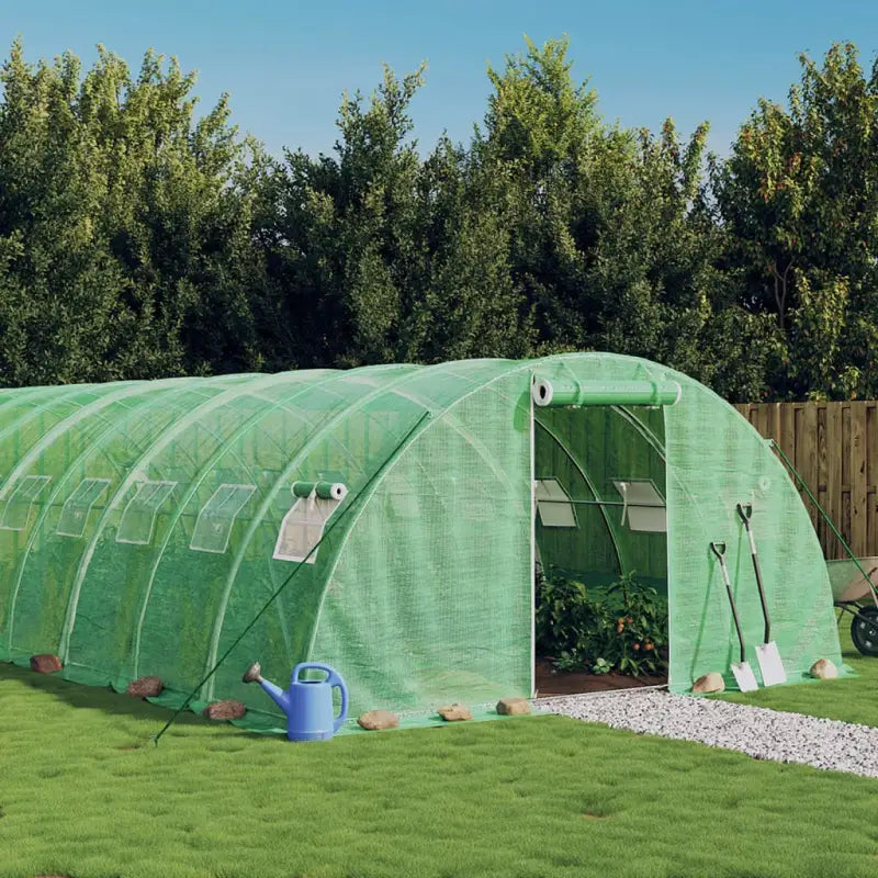Ruime Tuinkas voor Planten Groenten en Fruit Bescherming - Groen / 20 x 4 x 2 m / 1 - Tuinkassen