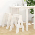 Rustieke krukken van massief grenenhout voor je interieur - Wit / 40 x 40 x 60 cm / 2 - Klapstoelen & krukken