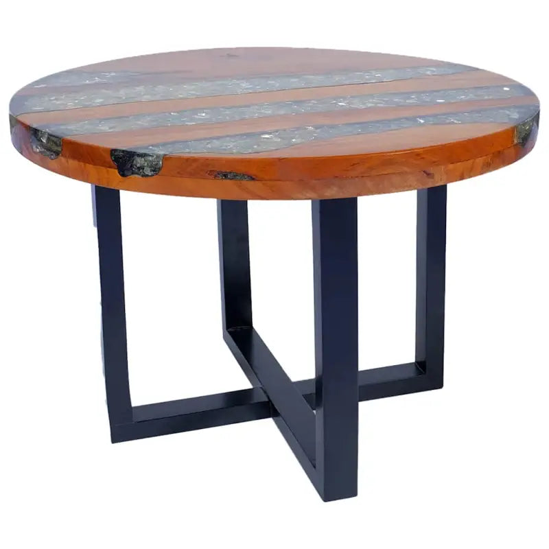 Rustieke salontafel van massief teakhout en mangohout - 60 x 40 cm / 1 - Salontafels