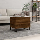 Salontafel bewerkt hout metalen poten met lift-top functionaliteit - Salontafels
