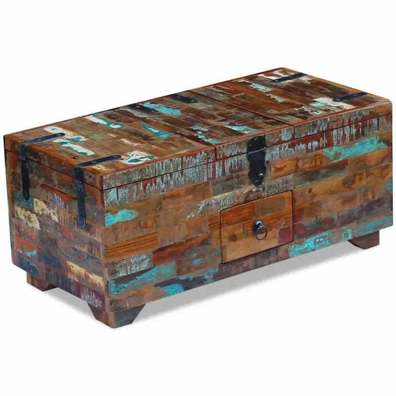 Salontafel in antieke stijl van gerecycled hout voor jouw woonkamer - Salontafels