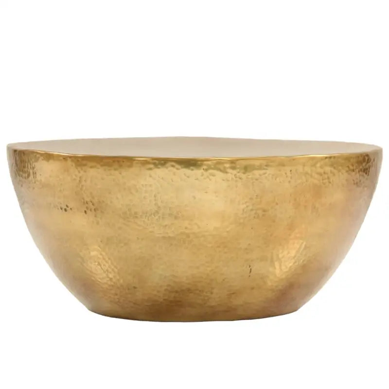 Salontafel in gehamerd aluminium montage vereist zowel functioneel als stijlvol - Salontafels