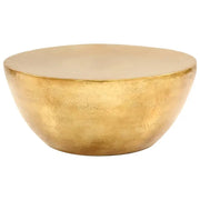 Salontafel in gehamerd aluminium montage vereist zowel functioneel als stijlvol - Salontafels