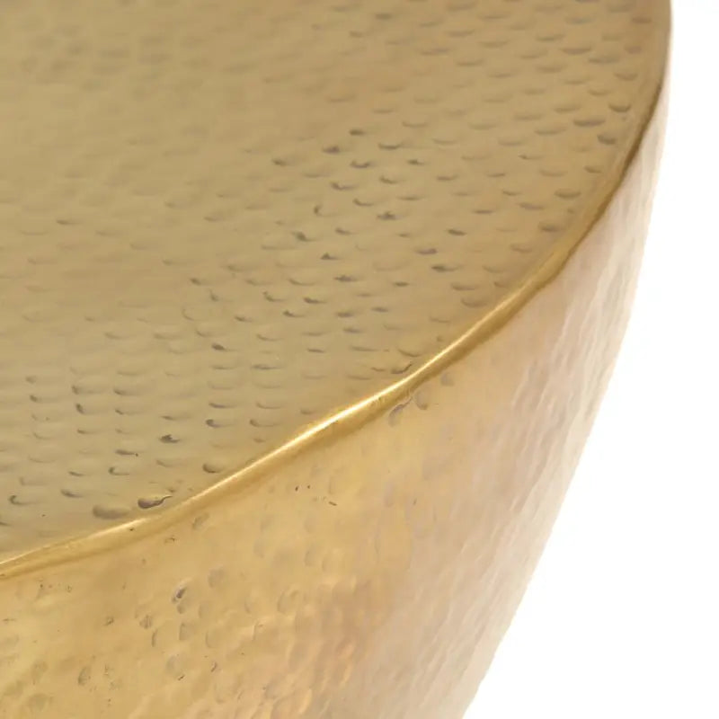 Salontafel in gehamerd aluminium montage vereist zowel functioneel als stijlvol - Salontafels