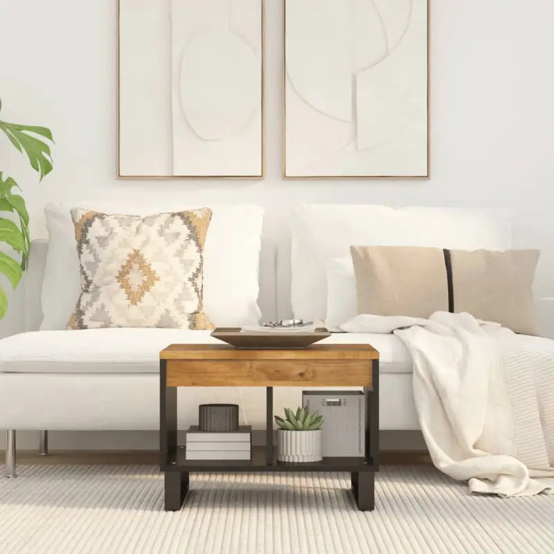 Salontafel in massief gerecycled hout voor een unieke uitstraling - Honingbruin / 1 - Salontafels