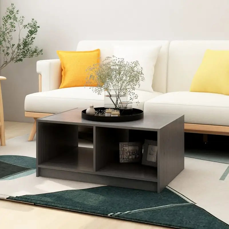 Salontafel in modern design van massief grenenhout - Salontafels
