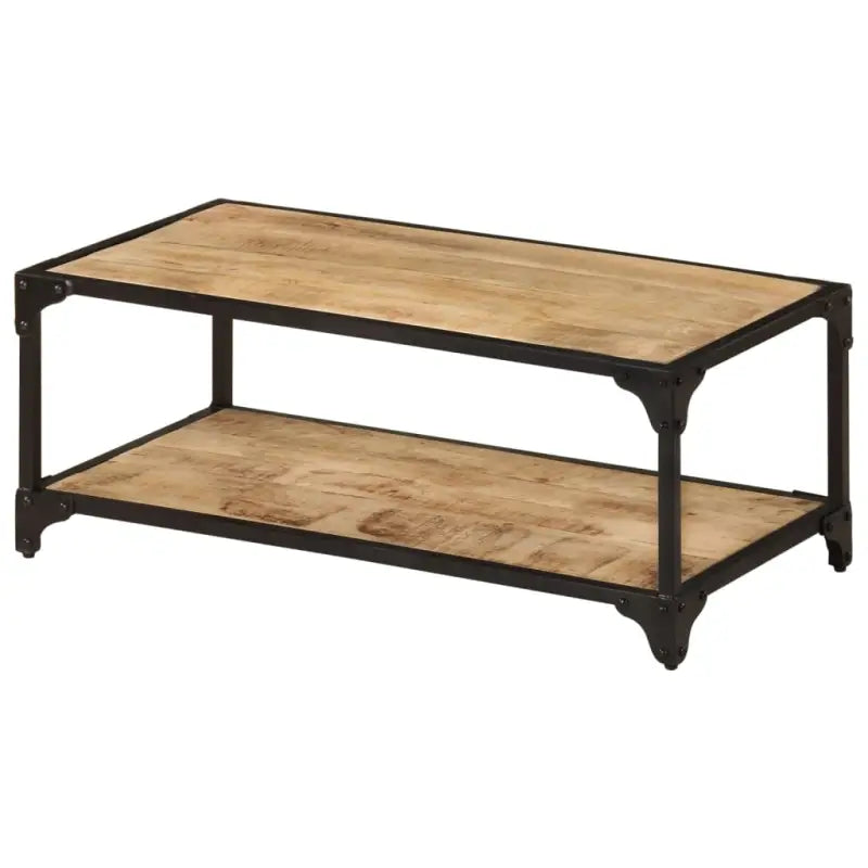 Salontafel in vintage stijl van massief ruw mangohout - Salontafels